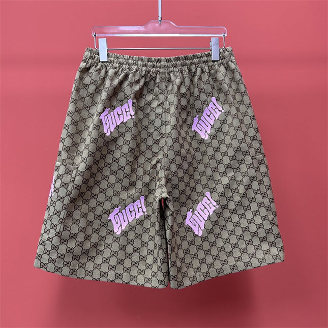 Gucci Supreme Logo‑Patch Drawstring Shorts
