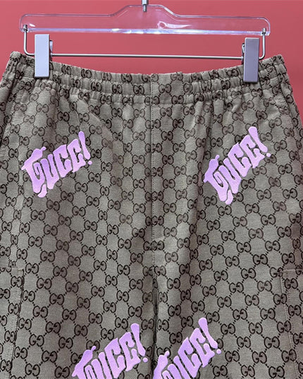 Gucci Supreme Logo‑Patch Drawstring Shorts