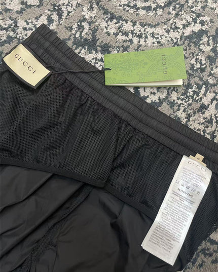 Gucci Technical Nylon Swim Shorts in Black