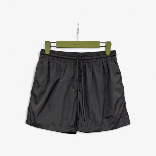 Gucci Technical Nylon Swim Shorts in Black