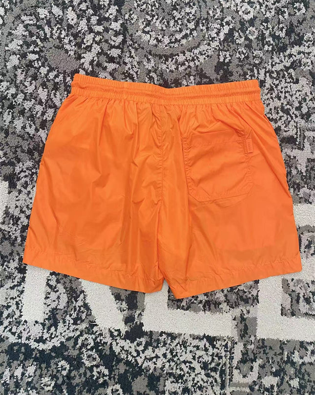 Gucci Technical Nylon Swim Shorts in Bright Orange