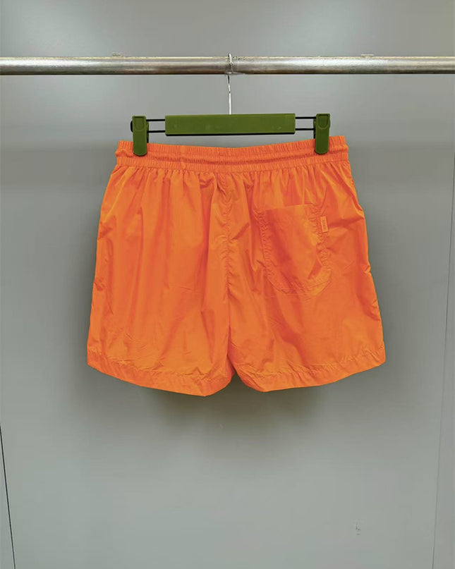 Gucci Technical Nylon Swim Shorts in Bright Orange