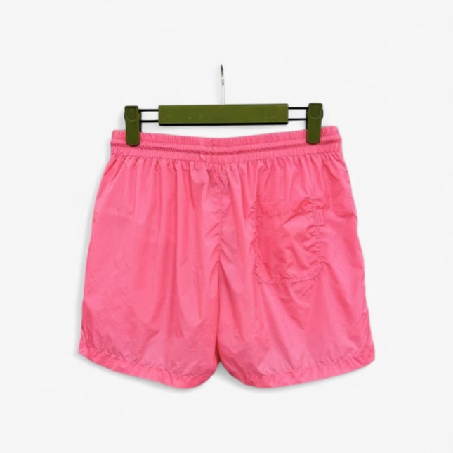 Gucci Technical Nylon Swim Shorts in Neon Pink