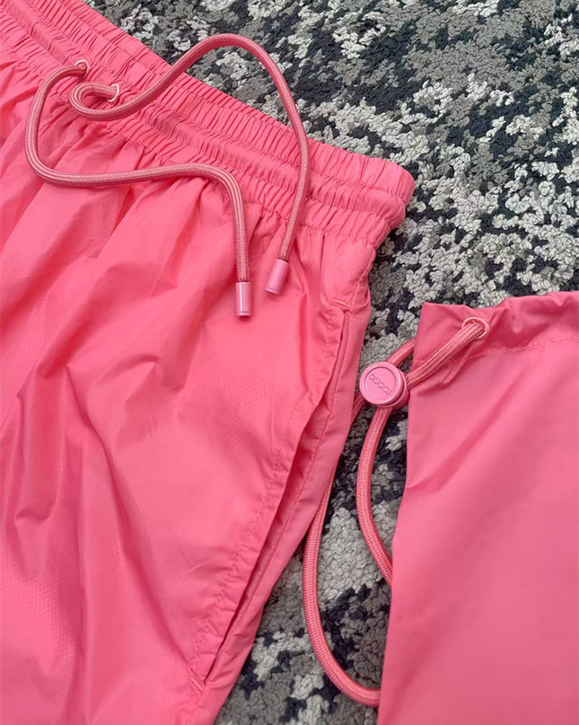 Gucci Technical Nylon Swim Shorts in Neon Pink