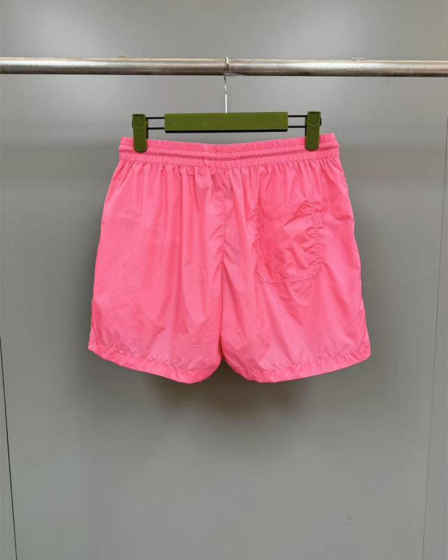 Gucci Technical Nylon Swim Shorts in Neon Pink