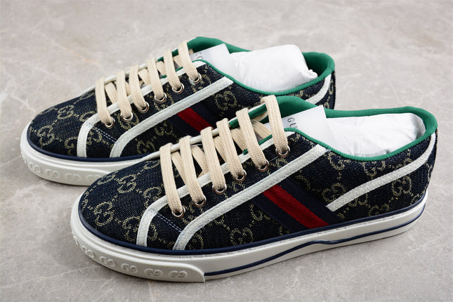 Gucci Tennis 1977 GG Denim Sneaker