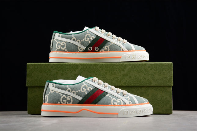 Gucci Tennis 1977 GG Embroidered Sneaker