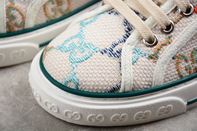 Gucci Tennis 1977 Multicolor GG Embroidered Sneaker