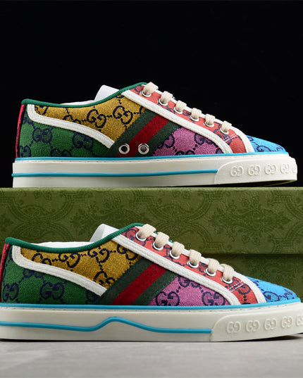 Gucci Tennis 1977 Rainbow GG Multicolor Sneaker