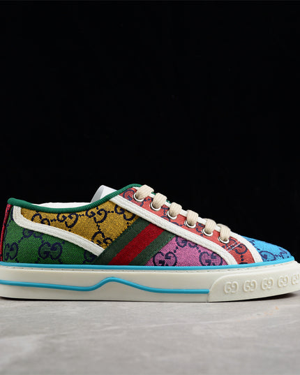 Gucci Tennis 1977 Rainbow GG Multicolor Sneaker