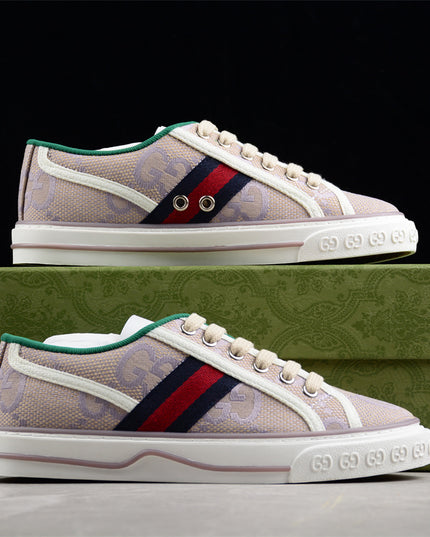 Gucci Tennis 1977 Web Sneaker – Lavender Mesh