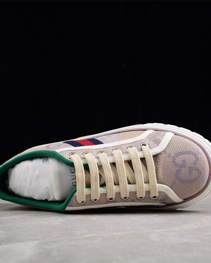 Gucci Tennis 1977 Web Sneaker – Lavender Mesh