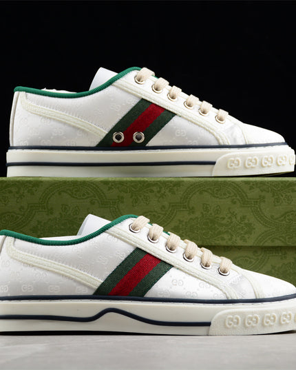Gucci Tennis 1977 White GG Monogram Sneaker