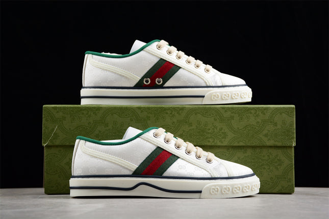Gucci Tennis 1977 White GG Monogram Sneaker
