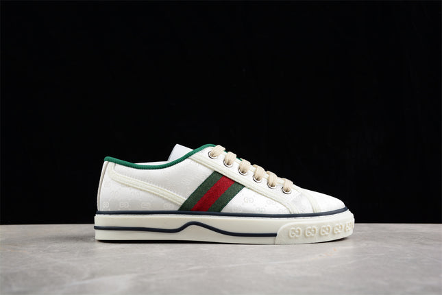 Gucci Tennis 1977 White GG Monogram Sneaker