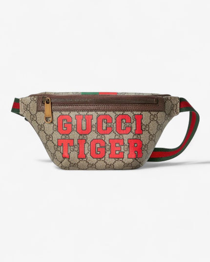 Gucci Tiger Belt Bag 675181 – Monogram Canvas with Red Lettering