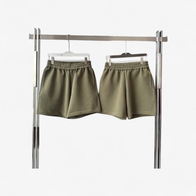 Gucci Tonal Embroidered Cotton‑Blend Sweat Shorts