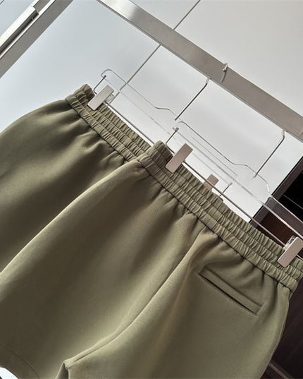 Gucci Tonal Embroidered Cotton‑Blend Sweat Shorts