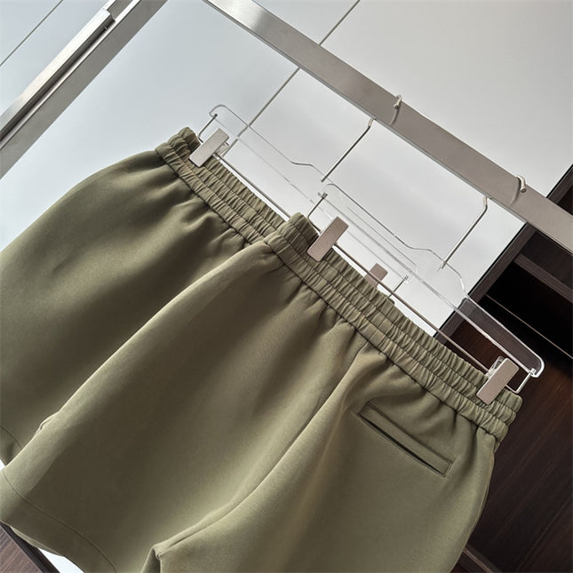 Gucci Tonal Embroidered Cotton‑Blend Sweat Shorts