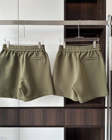 Gucci Tonal Embroidered Cotton‑Blend Sweat Shorts