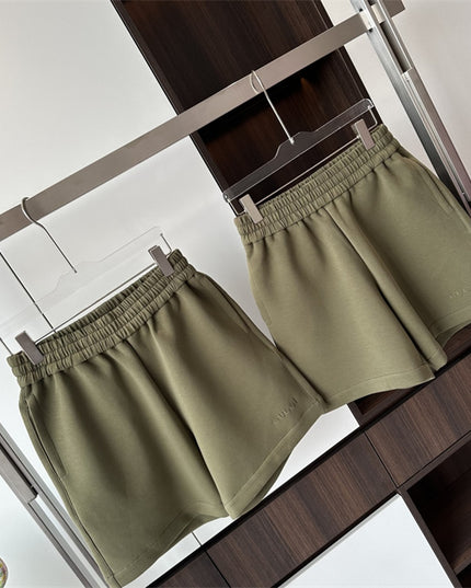 Gucci Tonal Embroidered Cotton‑Blend Sweat Shorts
