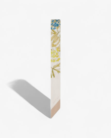 Gucci Watercolor Floral Silk Twill Ribbon – Ivory & Beige