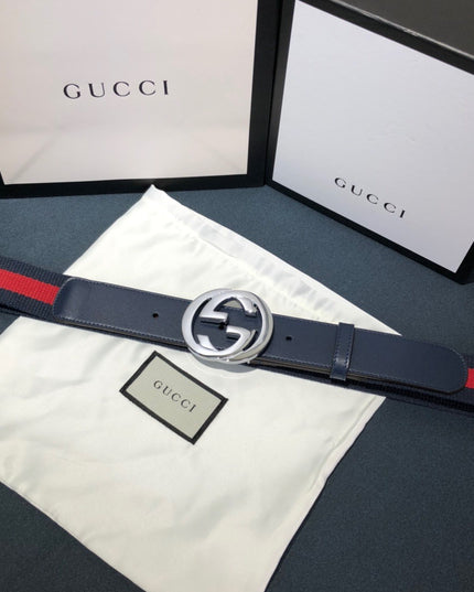 Gucci Web Belt 411924 – Blue & Red Strap