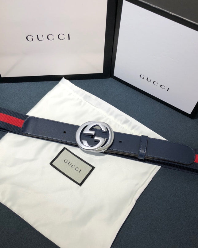 Gucci Web Belt 411924 – Blue & Red Strap