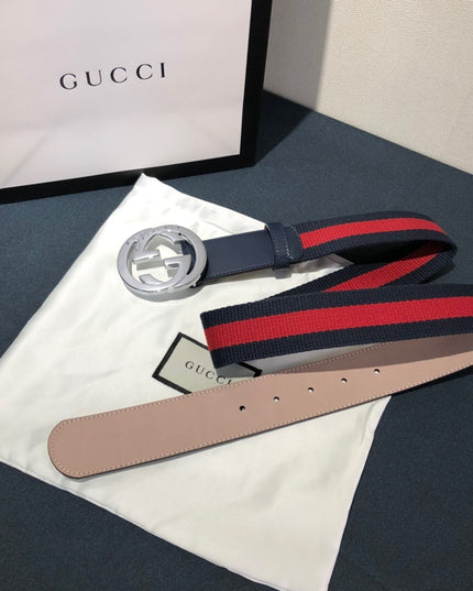 Gucci Web Belt 411924 – Blue & Red Strap