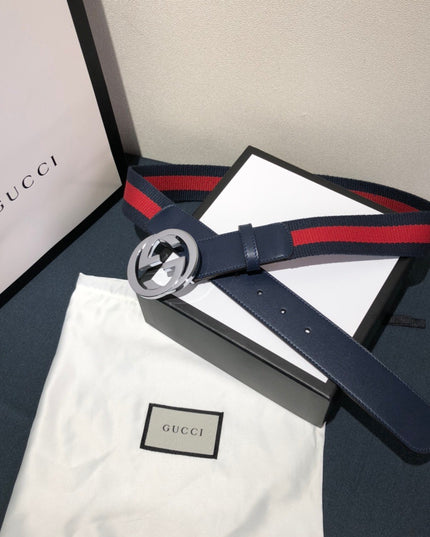 Gucci Web Belt 411924 – Blue & Red Strap