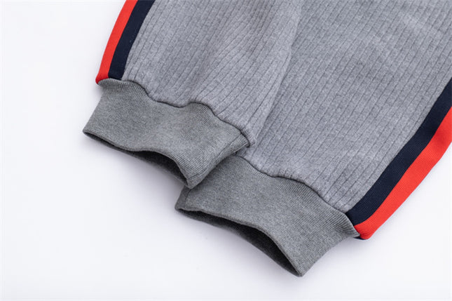 Gucci Web Stripe Ribbed Jogger Pants