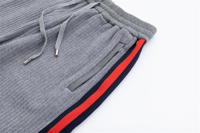 Gucci Web Stripe Ribbed Jogger Pants