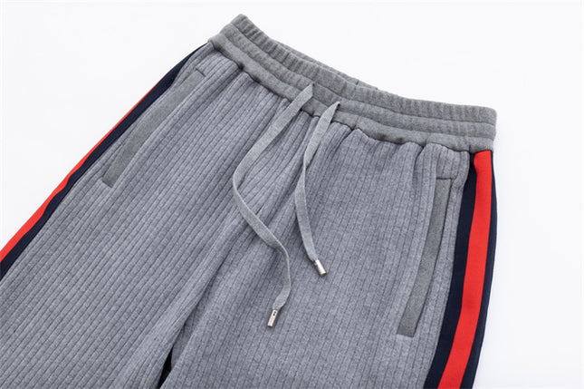 Gucci Web Stripe Ribbed Jogger Pants