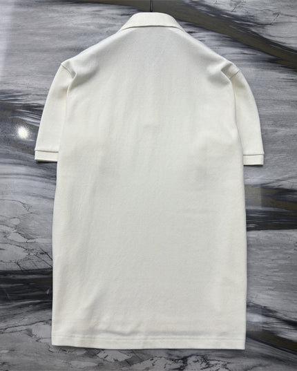 Gucci Web‑Stripe Collar Cotton‑Piqué Polo Shirt