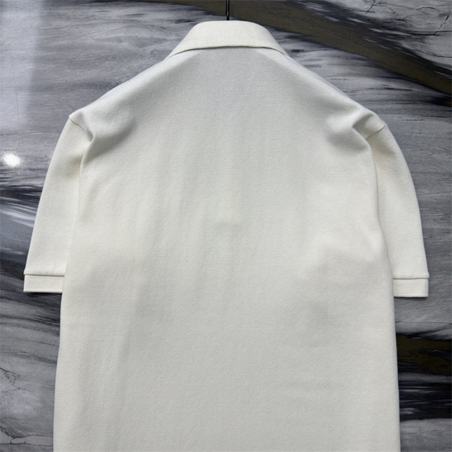 Gucci Web‑Stripe Collar Cotton‑Piqué Polo Shirt