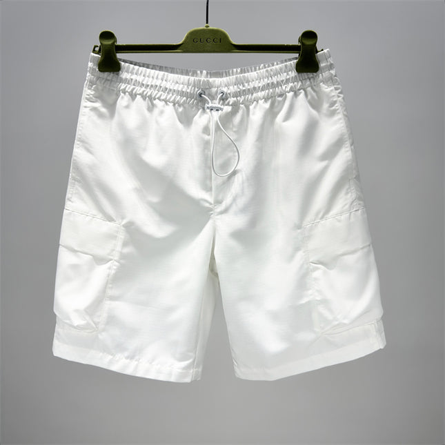 Gucci Web‑Stripe Logo Technical Cargo Shorts