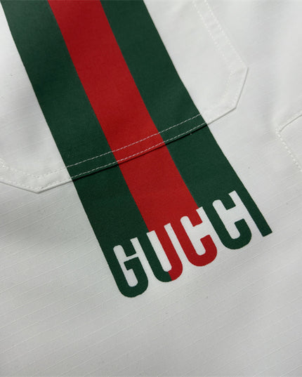 Gucci Web‑Stripe Logo Technical Cargo Shorts