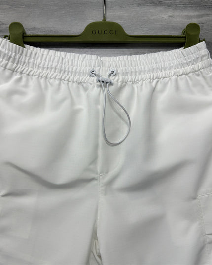 Gucci Web‑Stripe Logo Technical Cargo Shorts