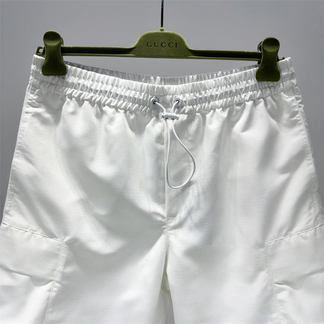 Gucci Web‑Stripe Logo Technical Cargo Shorts