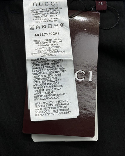 Gucci Web‑Stripe Pocket Cotton‑Twill Shorts