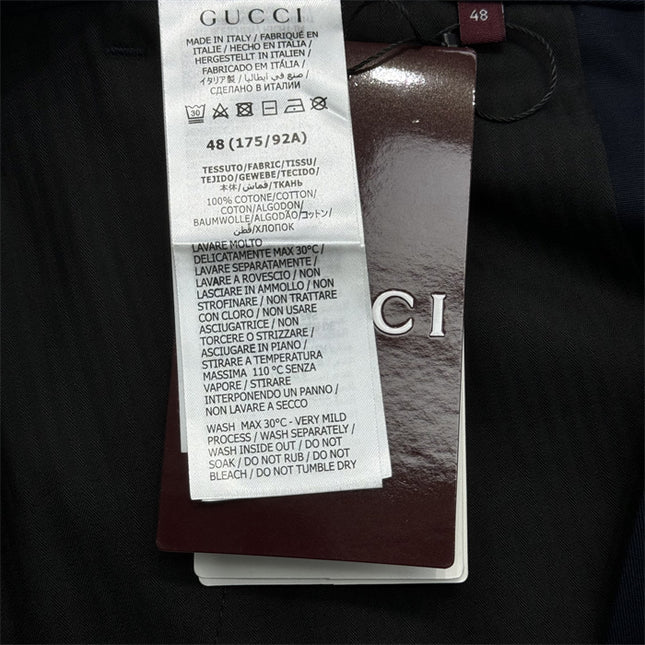 Gucci Web‑Stripe Pocket Cotton‑Twill Shorts