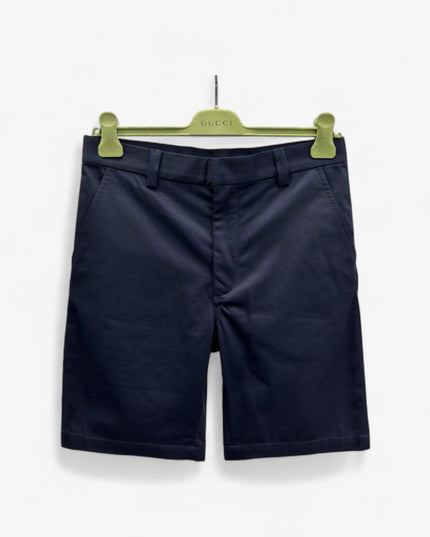 Gucci Web‑Stripe Pocket Cotton‑Twill Shorts