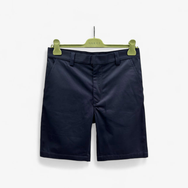Gucci Web‑Stripe Pocket Cotton‑Twill Shorts