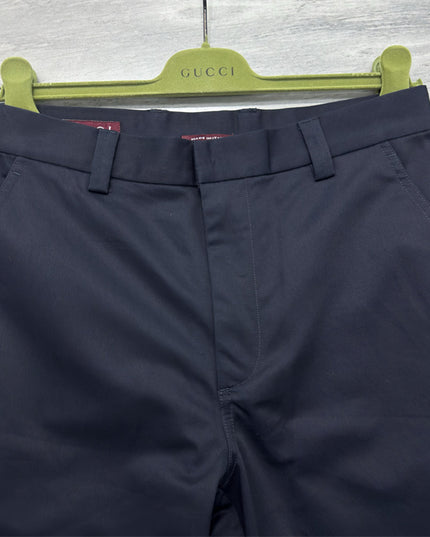 Gucci Web‑Stripe Pocket Cotton‑Twill Shorts