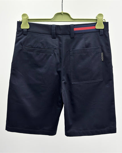 Gucci Web‑Stripe Pocket Cotton‑Twill Shorts