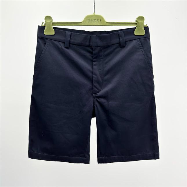 Gucci Web‑Stripe Pocket Cotton‑Twill Shorts