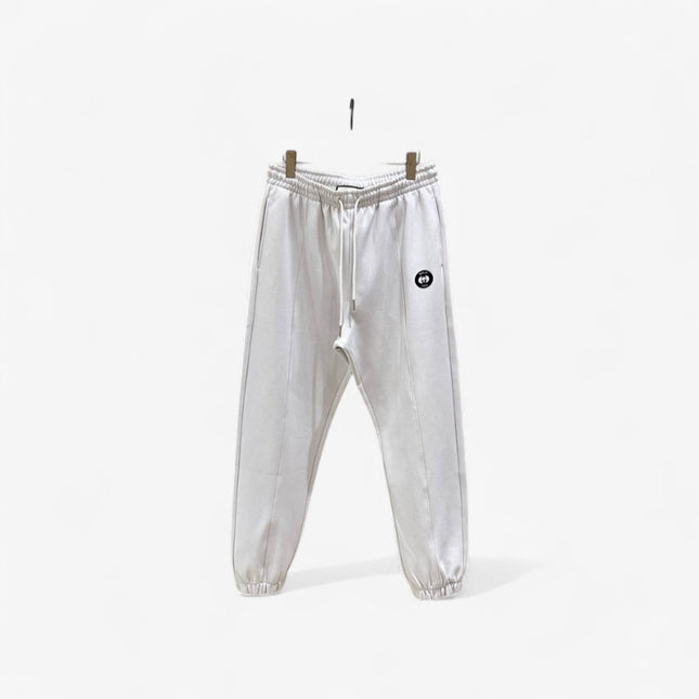Gucci White Monogram Badge Joggers