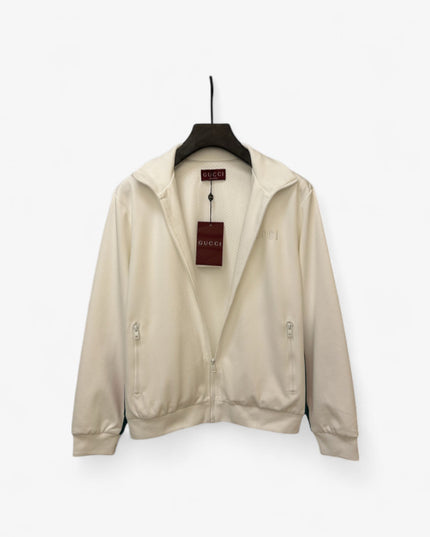 Gucci White Signature Track Jacket