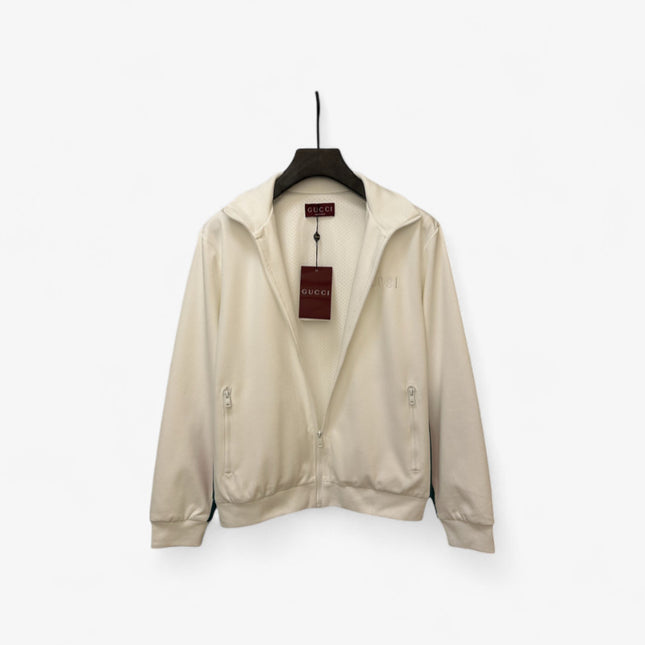 Gucci White Signature Track Jacket