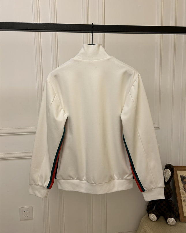 Gucci White Signature Track Jacket